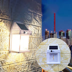 Lámpara aplique rectangular de pared LED solar impermeable de ABS/PC de simplicidad moderna para patio exterior