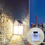 Lámpara aplique rectangular de pared LED solar impermeable de ABS/PC de simplicidad moderna para patio exterior