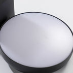 Lámpara Aplique LED Giratoria Cuadrada Redonda de Aluminio Minimalista Impermeable Moderna Para Patio Exterior
