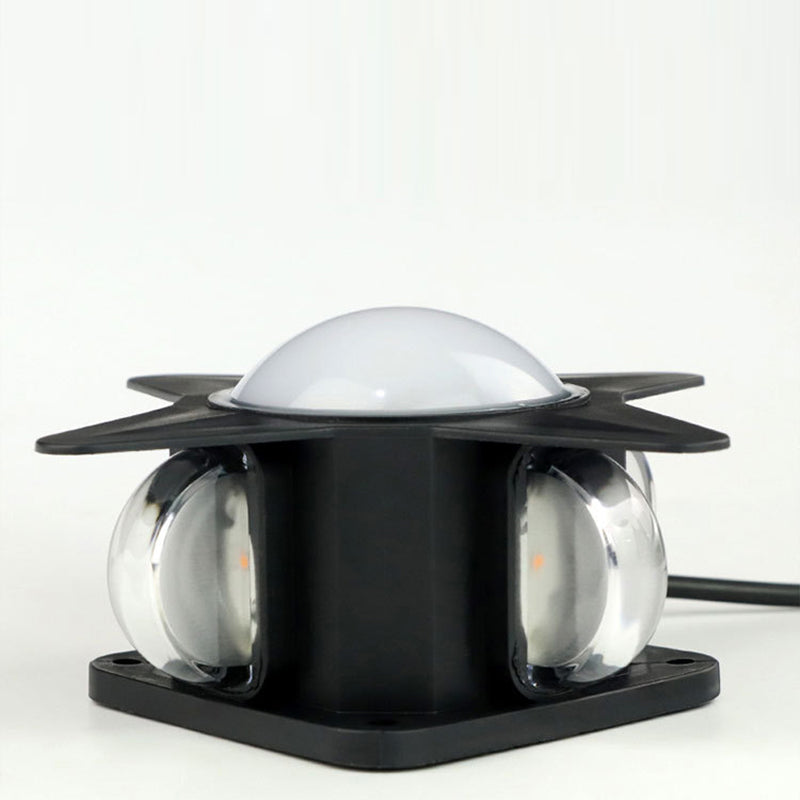 Contemporary Creative Waterproof Aluminum Acrylic Cross Star LED Wall Sconce Lamp For Outdoor Patio