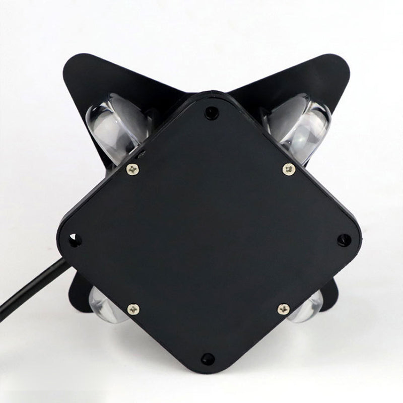 Contemporary Creative Waterproof Aluminum Acrylic Cross Star LED Wall Sconce Lamp For Outdoor Patio
