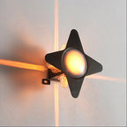 Contemporary Creative Waterproof Aluminum Acrylic Cross Star LED Wall Sconce Lamp For Outdoor Patio