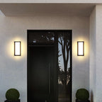 Modern Minimalist Waterproof Aluminum PC Rectangular LED Wall Sconce Lamp For Outdoor Patio