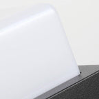 Modern Minimalist Waterproof Aluminum PC Rectangular LED Wall Sconce Lamp For Outdoor Patio