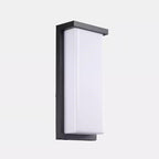 Modern Minimalist Waterproof Aluminum PC Rectangular LED Wall Sconce Lamp For Outdoor Patio