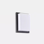 Modern Minimalist Waterproof Aluminum PC Rectangular LED Wall Sconce Lamp For Outdoor Patio
