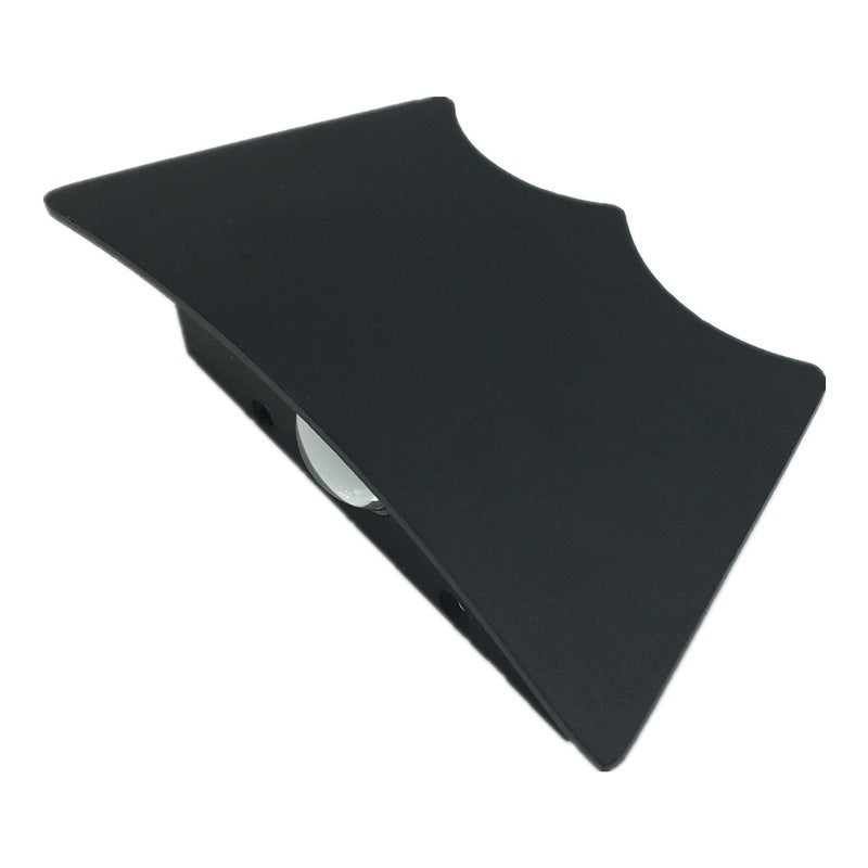 Lámpara de aplique LED geométrica de aluminio impermeable de diseño moderno y simple para patio exterior
