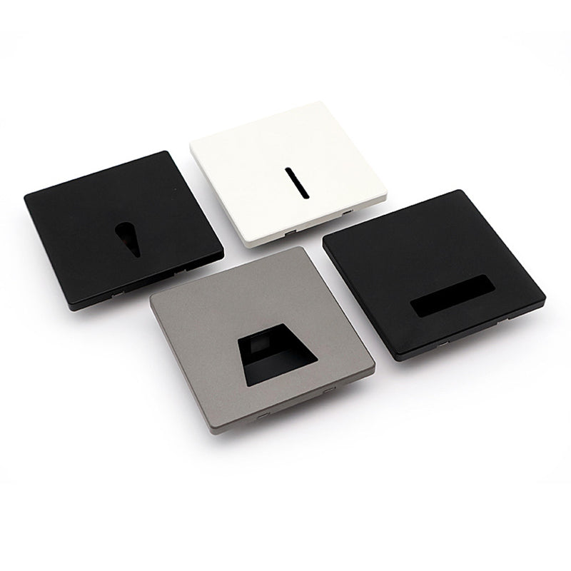 Lámpara de Pared Empotrada Cuadrada LED Moderna Minimalista Impermeable de Aleación de Aluminio y Acero para Pasillo