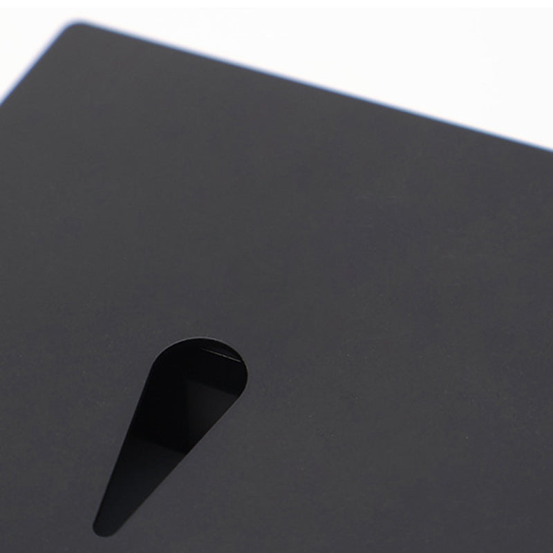 Lámpara de Pared Empotrada Cuadrada LED Moderna Minimalista Impermeable de Aleación de Aluminio y Acero para Pasillo