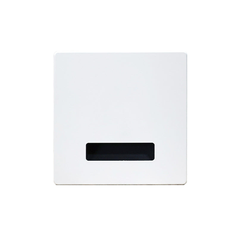 Lámpara de Pared Empotrada Cuadrada LED Moderna Minimalista Impermeable de Aleación de Aluminio y Acero para Pasillo