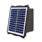 Modern Simplicity Solar Waterproof Rectangular ABS LED Wall Sconce Lamp For Outdoor Patio