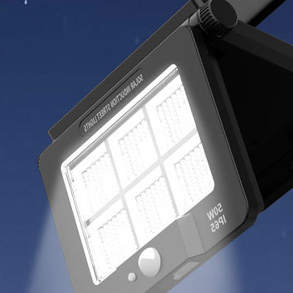 Modern Simplicity Solar Waterproof Human Sensor Foldable ABS PC Rectangular LED Wall Sconce Lamp For Outdoor Patio