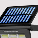 Modern Simplicity Solar Waterproof Human Sensor Foldable ABS PC Rectangular LED Wall Sconce Lamp For Outdoor Patio