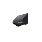 Lámpara LED de pared rectangular para patio exterior, impermeable, con energía solar, de ABS y PMMA, estilo moderno y sencillo