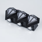 Contemporary Creative Waterproof Aluminum Acrylic Diamond LED Wall Sconce Lamp For Outdoor Patio