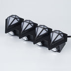 Contemporary Creative Waterproof Aluminum Acrylic Diamond LED Wall Sconce Lamp For Outdoor Patio