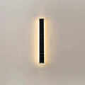 Modern Simplicity Solar Waterproof Aluminum Acrylic Strip Wave LED Wall Sconce Lamp For Outdoor Patio