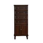 Modern Minimalist Solid Wood Rectangular Storage Cabinet 3/4-Drawer For Living Room