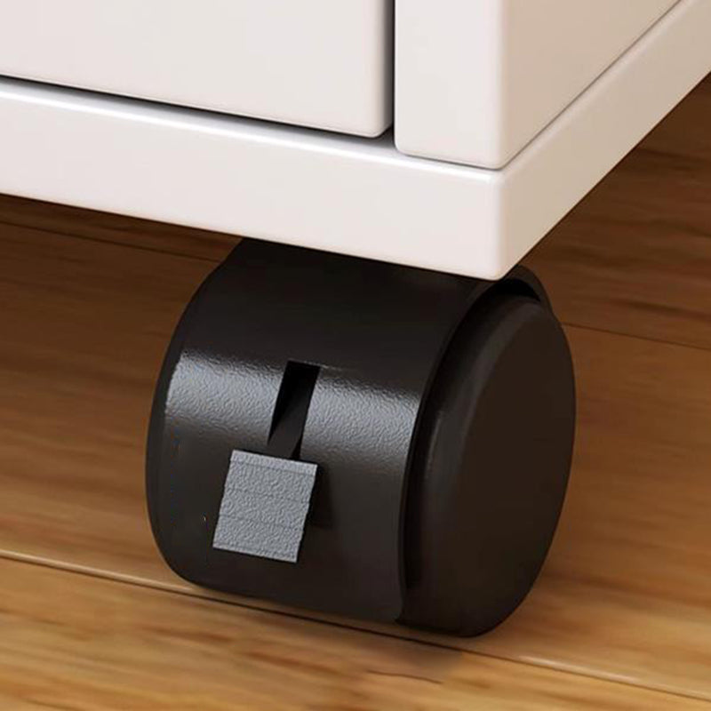 Modern Minimalist Rectangular Medium Density Fiberboard Nightstand 1-Drawer For Bedroom