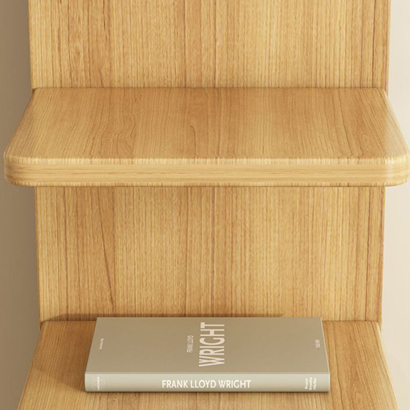 Estantería rectangular moderna minimalista de madera maciza con 5/9 niveles para sala de estar