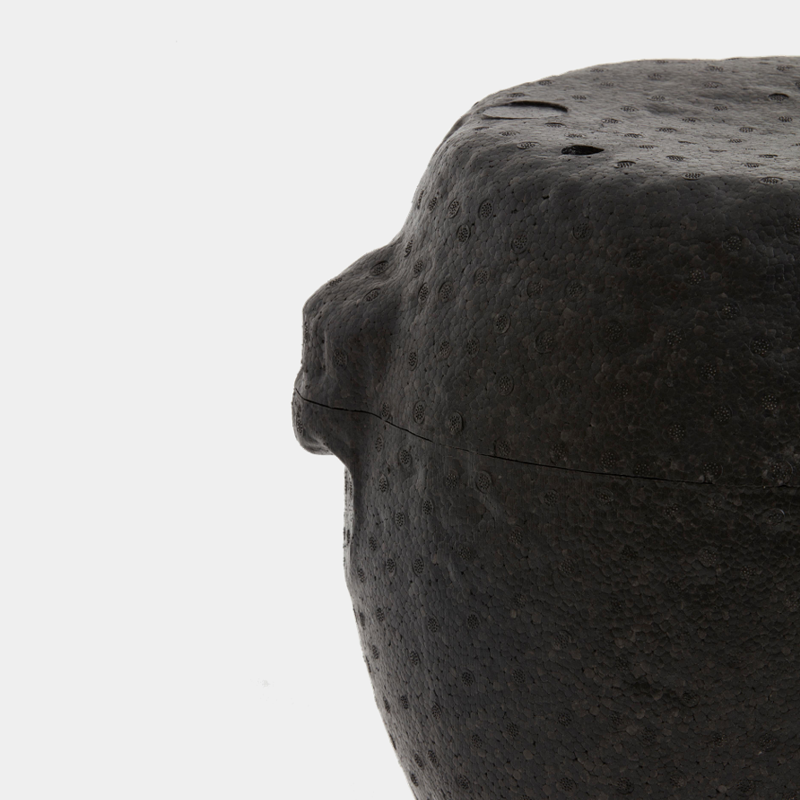 Taburete otomano/mesa auxiliar de almacenamiento de EPP estilo piedra oriental ultraligero para interiores y exteriores
