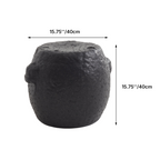 Taburete otomano/mesa auxiliar de almacenamiento de EPP estilo piedra oriental ultraligero para interiores y exteriores