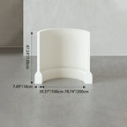 Divisor de habitación extensible de acrílico y papel kraft rectangular moderno Art Déco para sala de estar