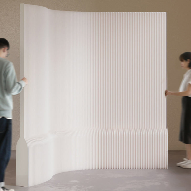 Divisor de habitación extensible de acrílico y papel kraft rectangular moderno Art Déco para sala de estar