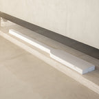 Divisor de habitación extensible de acrílico y papel kraft rectangular moderno Art Déco para sala de estar