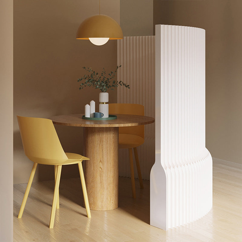 Divisor de habitación extensible de acrílico y papel kraft rectangular moderno Art Déco para sala de estar