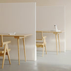 Divisor de habitación extensible de acrílico y papel kraft rectangular moderno Art Déco para sala de estar