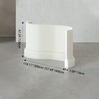Divisor de habitación extensible de acrílico y papel kraft rectangular moderno Art Déco para sala de estar