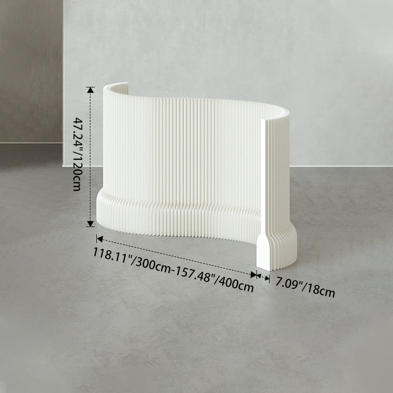 Divisor de habitación extensible de acrílico y papel kraft rectangular moderno Art Déco para sala de estar