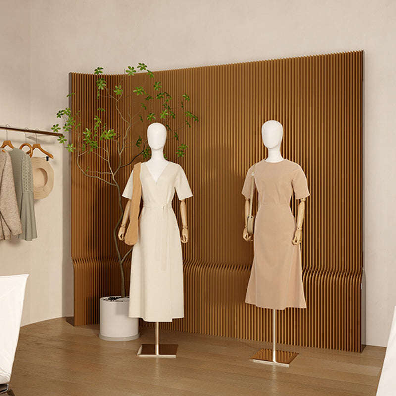 Divisor de habitación extensible de acrílico y papel kraft rectangular moderno Art Déco para sala de estar