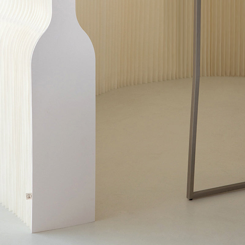 Divisor de habitación extensible de acrílico y papel kraft rectangular moderno Art Déco para sala de estar