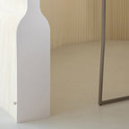 Divisor de habitación extensible de acrílico y papel kraft rectangular moderno Art Déco para sala de estar
