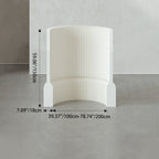 Divisor de habitación extensible de acrílico y papel kraft rectangular moderno Art Déco para sala de estar