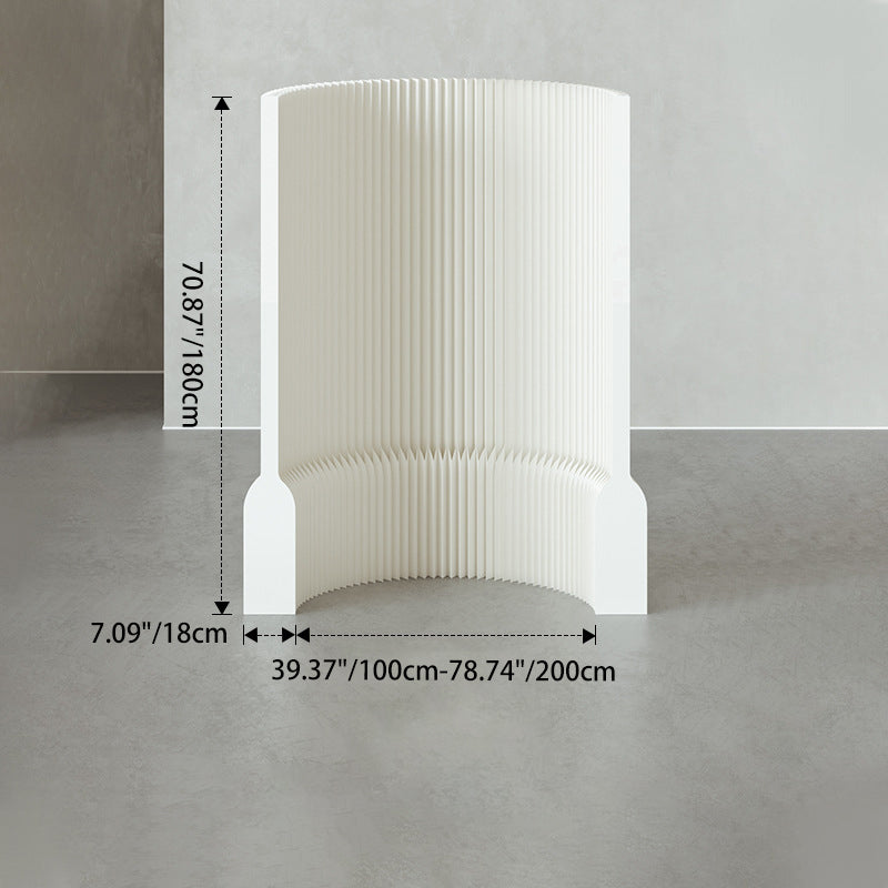 Divisor de habitación extensible de acrílico y papel kraft rectangular moderno Art Déco para sala de estar