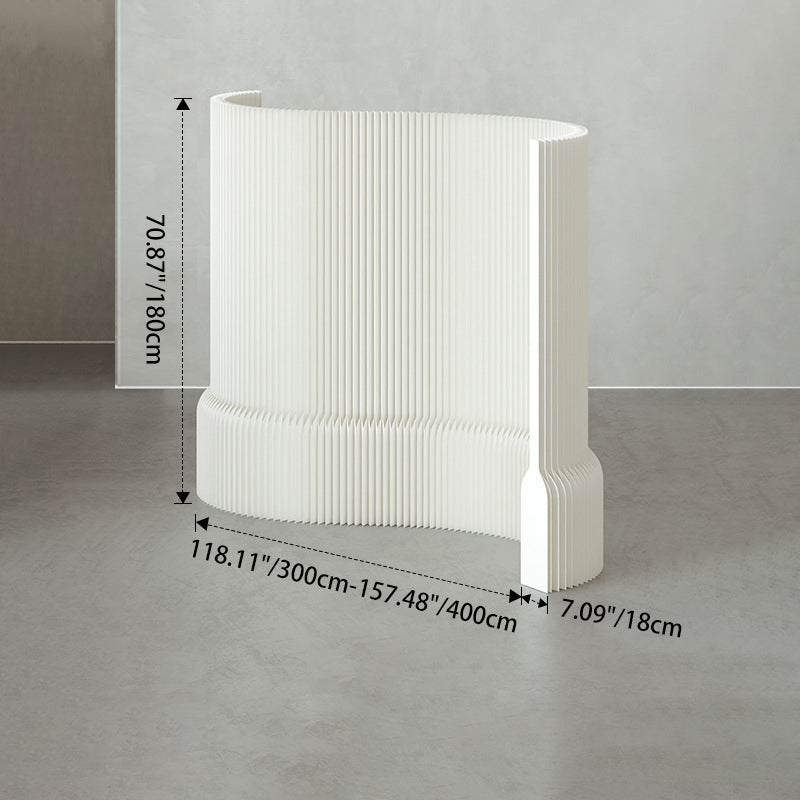Divisor de habitación extensible de acrílico y papel kraft rectangular moderno Art Déco para sala de estar