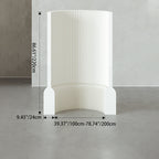 Divisor de habitación extensible de acrílico y papel kraft rectangular moderno Art Déco para sala de estar