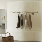 Divisor de habitación extensible de acrílico y papel kraft rectangular moderno Art Déco para sala de estar