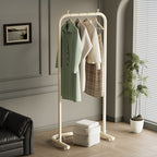 Perchero de Recibidor Rectangular Contemporáneo de Acero Inoxidable Escandinavo para Dormitorio
