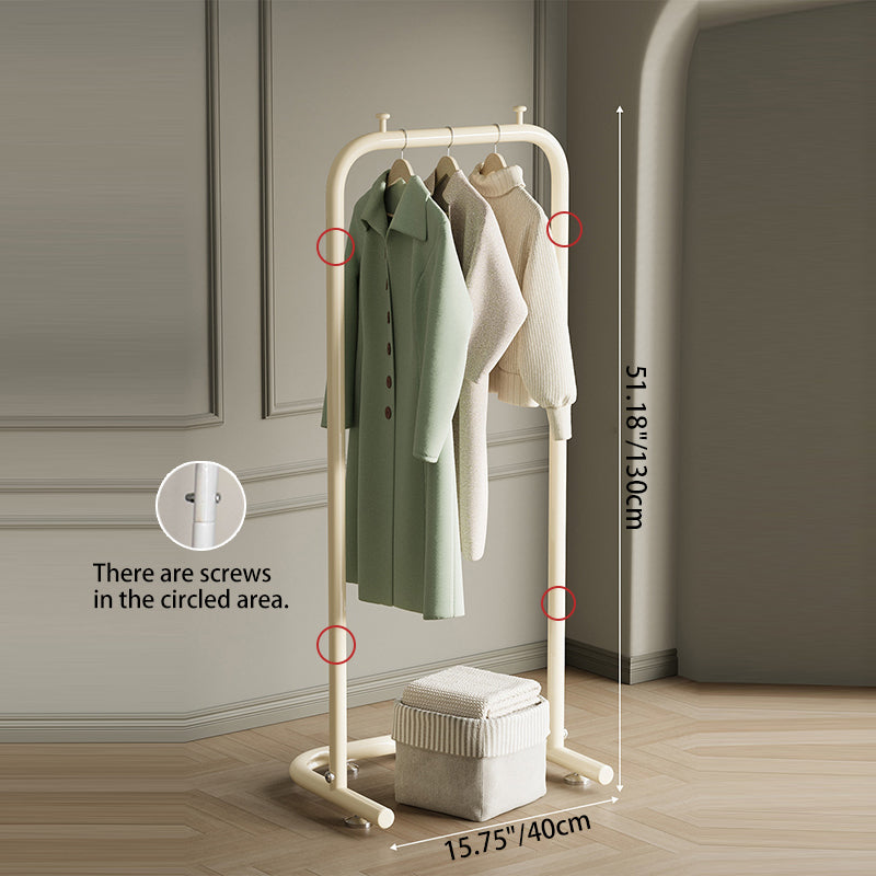 Perchero de Recibidor Rectangular Contemporáneo de Acero Inoxidable Escandinavo para Dormitorio