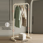 Perchero de Recibidor Rectangular Contemporáneo de Acero Inoxidable Escandinavo para Dormitorio