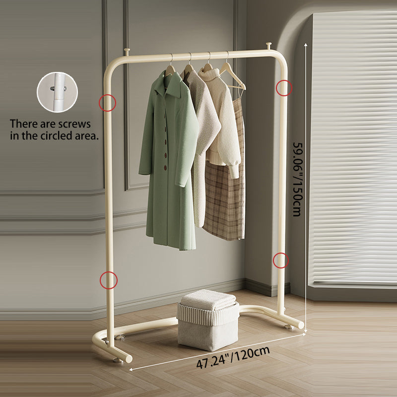 Perchero de Recibidor Rectangular Contemporáneo de Acero Inoxidable Escandinavo para Dormitorio