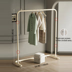 Perchero de Recibidor Rectangular Contemporáneo de Acero Inoxidable Escandinavo para Dormitorio