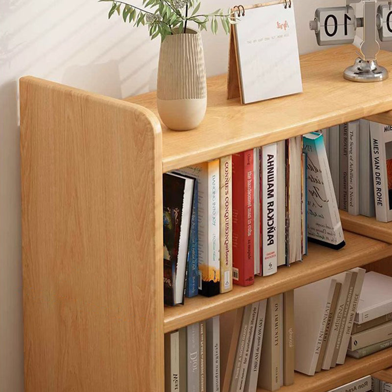 Contemporary Scandinavian Rectangular Eco-Friendly Board Storage Bookshelf 3/4-Tier For Bedroom
