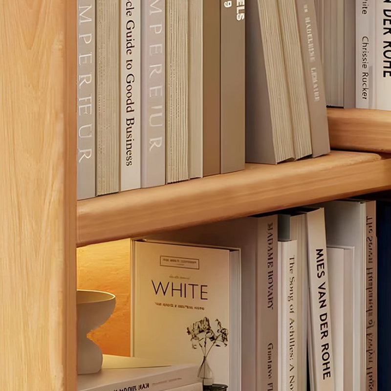 Contemporary Scandinavian Rectangular Eco-Friendly Board Storage Bookshelf 3/4-Tier For Bedroom