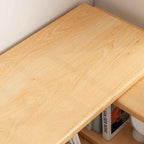 Contemporary Scandinavian Rectangular Eco-Friendly Board Storage Bookshelf 3/4-Tier For Bedroom