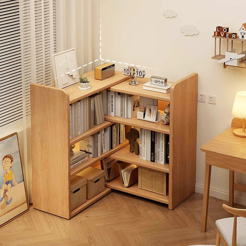 Contemporary Scandinavian Rectangular Eco-Friendly Board Storage Bookshelf 3/4-Tier For Bedroom
